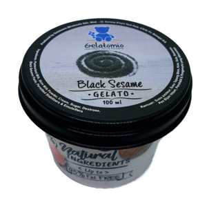 Image of Black Sesame Gelato 100ml/cup (24 cups per carton) from Supplybunny.com