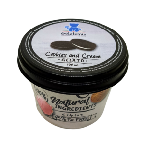 Image of Cookies & Cream Gelato 100ml/cup (24 cups per carton) from Supplybunny.com