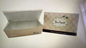 Image of Single Compartment Lunch Box 160x90x50 - Bon Appetit (300 boxes per carton) from Supplybunny.com