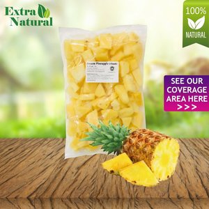 Image of [Extra Natural] Frozen Pineapple Chunk 1kg/pack (sold per pack) from Supplybunny.com