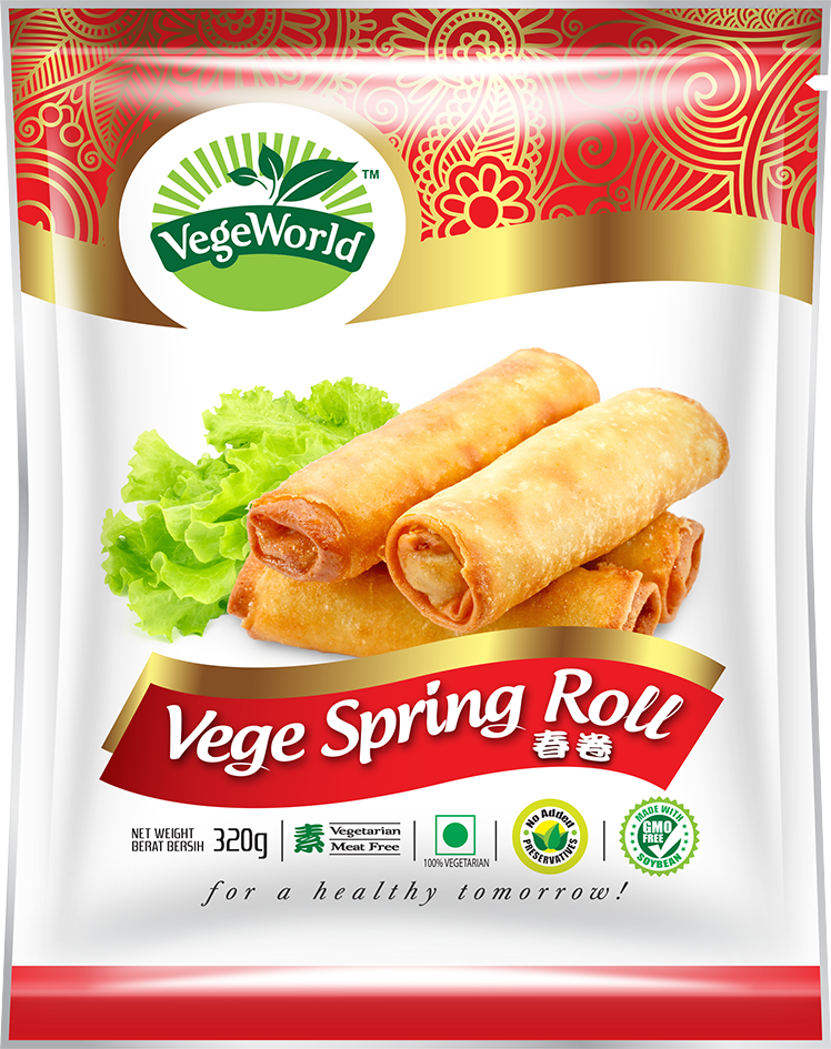 Frozen Vegetarian Spring Roll 360g 20pieces/pack (sold per pack