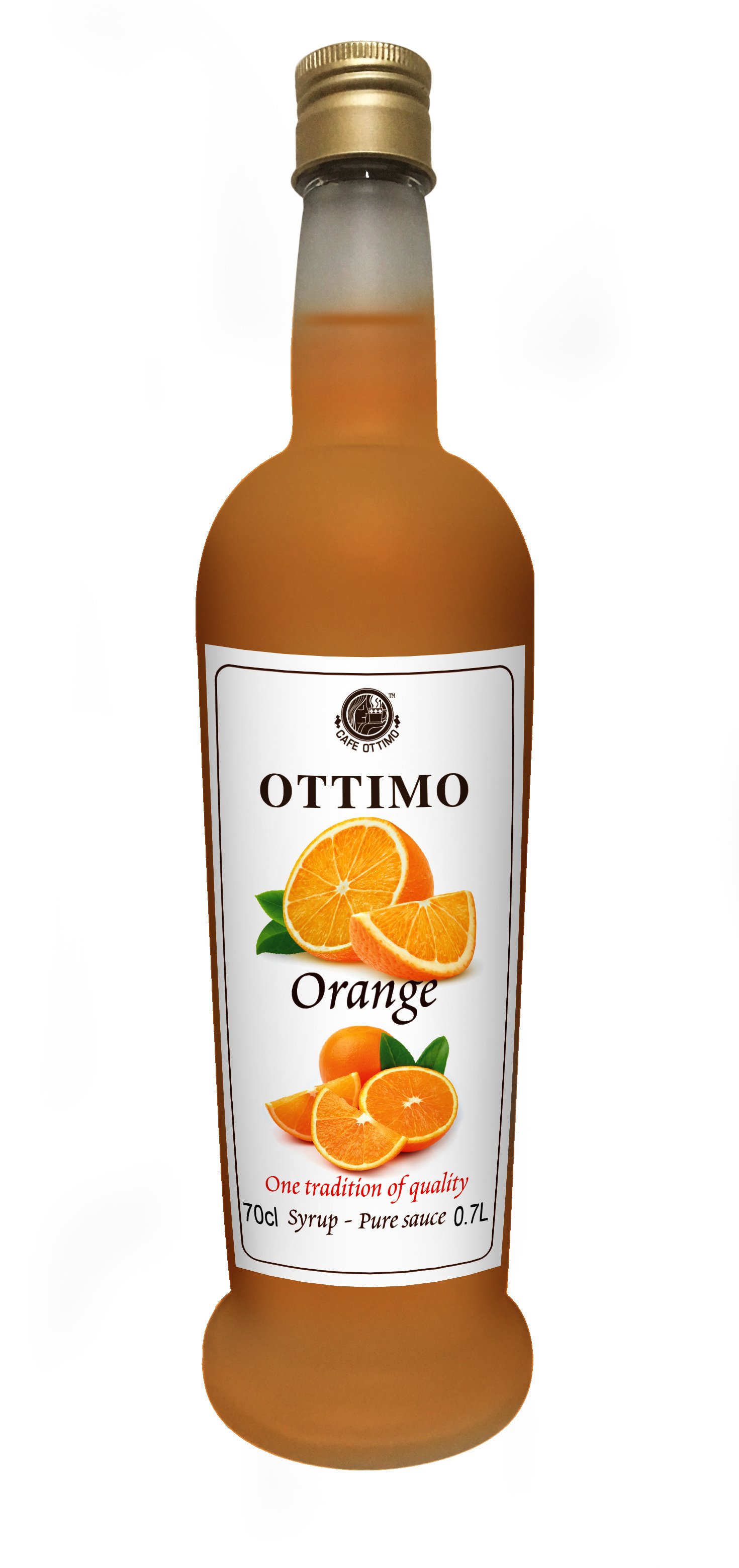 Ottimo Orange Flavour Syrup, Orange Syrup 700ml/bottle (sold per bottle