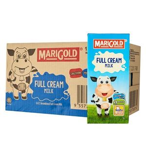 Image of Marigold Full Cream UHT Milk 1L/pack (12 packs per carton) from Supplybunny.com