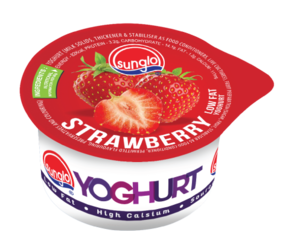 Image of Strawberry Fruit Yoghurt 90g/cup (sold per cup) from Supplybunny.com