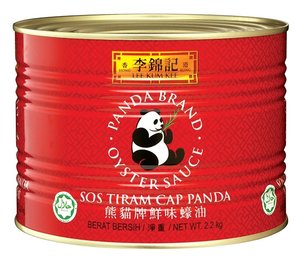 Image of Lee Kum Kee Panda Brand Oyster Sauce 2.2kg/pack (6 drums per carton) from Supplybunny.com