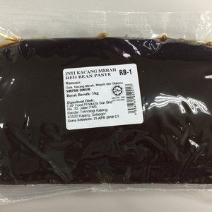 Image of Red Bean Paste 1kg/pack (sold per pack) from Supplybunny.com