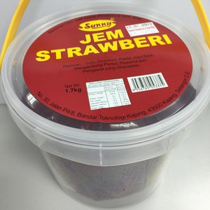 Image of Strawberry Jam 1.7kg/tub (6 tubs per carton) from Supplybunny.com