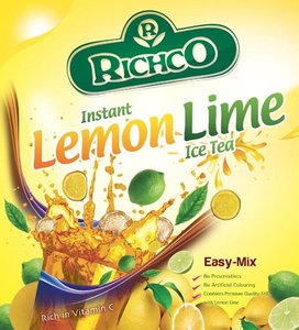 Image of Richco Lemon Lime Ice Tea 1kg/pack (12 packs per carton) from Supplybunny.com