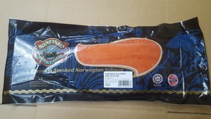 Image of Bonfisken Smoked Salmon Presliced Traditional Skin Off  1kg/pack (sold per pack) from Supplybunny.com