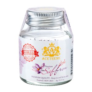 Image of Premium Saffron Grade A+ Glass Packaging 5g/bottle (6 bottles per carton) from Supplybunny.com