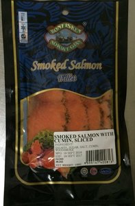 Image of Bonfisken Smoked Salmon Presliced Cumin Skin Off  100g/pack (sold per pack) from Supplybunny.com