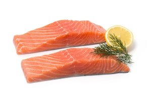 Image of Frozen Chilean Salmon Steak Skin On 200g+-/piece (sold per piece) from Supplybunny.com