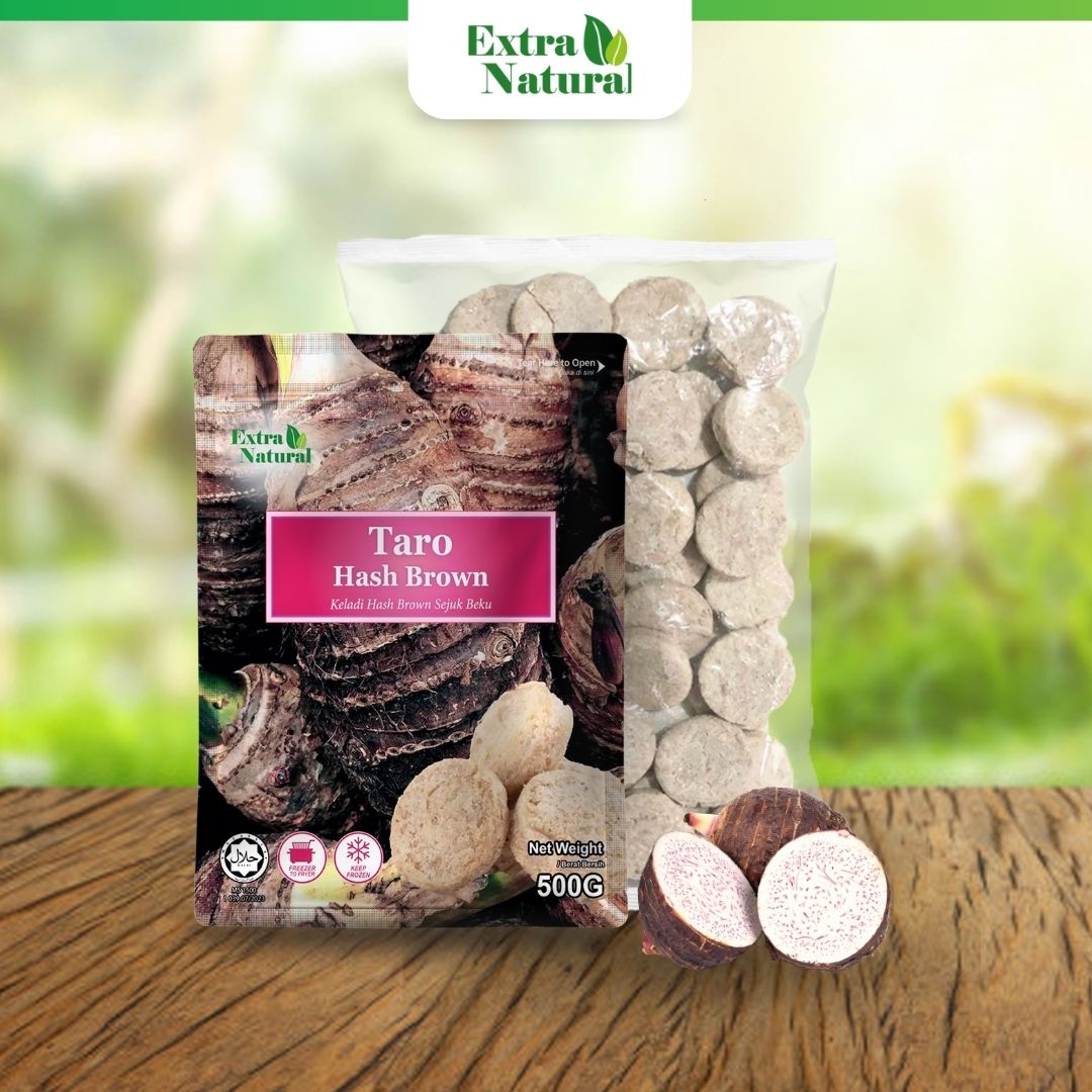 [Extra Natural] Frozen Taro Hash Brown 500g/pack