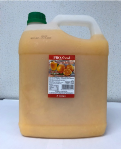 Image of Profresh Freshly Squeezed Orange Juice 5 Liter/ bottle (sold per bottle) from Supplybunny.com