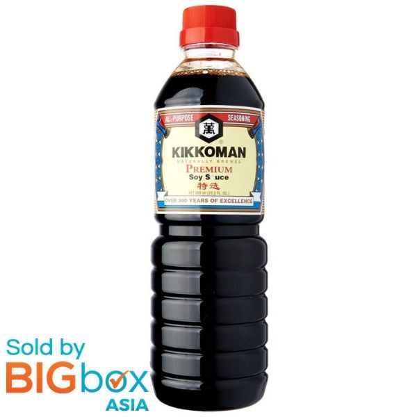 Kikkoman Soy Sauce 600ml/bottle (sold per bottle) — HORECA