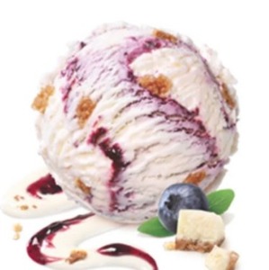 Image of Gelato Cheesecake Blueberry 5L/tub  (sold per tub) from Supplybunny.com