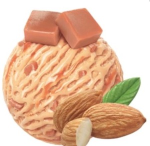 Image of Gelato Caramel Almond 5L/Tub (sold per tub) from Supplybunny.com