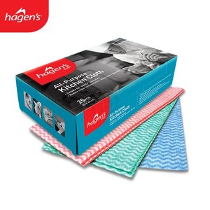 Image of Hagen's All-Purpose Kitchen Cloth (V101) (10 boxes x 25 pieces per carton) from Supplybunny.com