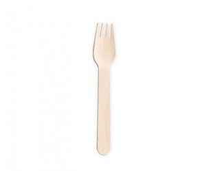Image of Wooden Fork 16cm (5000 pieces per carton) from Supplybunny.com