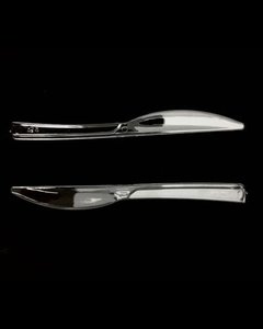 Image of Heavy Duty Knife 7' (Transparent/Black) (2000 pieces per carton) from Supplybunny.com