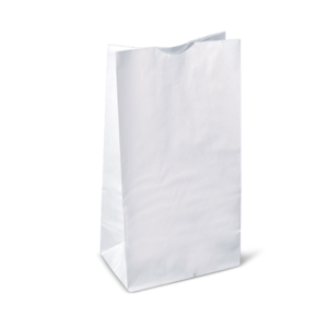 Image of SOS #8 White Paper Bag (1000 pieces per carton) from Supplybunny.com