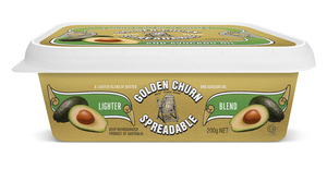 Image of GOLDEN CHURN Tub Range Spreadable Lighter Butter with Avacado Oil 200g/box (24 boxes per carton) Imported from Australia - GBA P.Code: GC1006 from Supplybunny.com