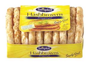 Image of SIMPLOT Hashbrown 10's 637gm/pack (12 packs per carton) Product of U.S.A - GBA P.Code: SP1201 from Supplybunny.com