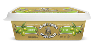Image of GOLDEN CHURN Tub Range Spreadable Lighter Butter with Extra Virgin Olive Oil 200g/box (24 boxes per carton) Imported from Australia - GBA P.Code: GC1005 from Supplybunny.com