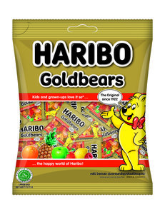 Image of HARIBO Gummies Gold Bears 80gm/pack (24 packs per carton) Recipe from Germany - GBA P.Code: HA207 from Supplybunny.com