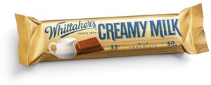 Image of WHITTAKER'S Chunks Creamy Milk 50gm/pack (36 packs per carton) Imported from New Zealand - GBA P.Code: WTK40003 from Supplybunny.com