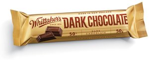 Image of WHITTAKER'S Chunks Dark Chocolate 50% 50gm/pack (36 packs per carton) Imported from New Zealand - GBA P.Code: WTK40004 from Supplybunny.com