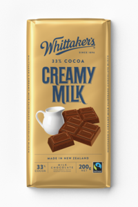 Image of WHITTAKER'S Blocks Creamy Milk 200gm/pack (14 packs per carton) Imported from New Zealand - GBA P.Code: WTK10004 from Supplybunny.com