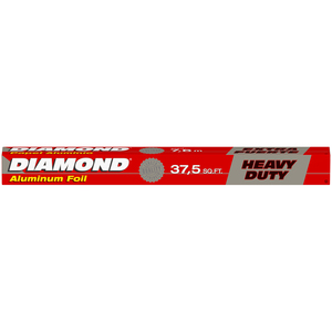 Image of DIAMOND Aluminium Heavy Duty Foil 37.5 SF(7.6m)/Box (24 boxes per carton) GBA P.Code: DM10003 from Supplybunny.com