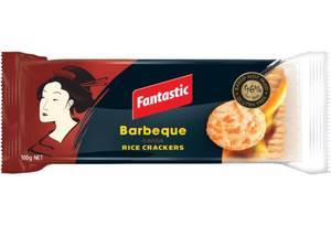 Image of FANTASTIC Rice Crackers Barbeque 100gm/pack (12 packs per carton) Imported from Thailand - GBA P.Code: 80001 from Supplybunny.com