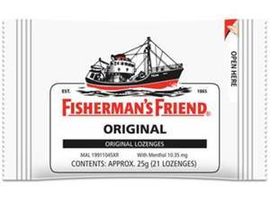 Image of FISHERMANS FRIEND Original 25gm/pack (24 packs per carton) Imported from United Kingdom - GBA P.Code: 12701 from Supplybunny.com