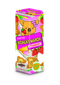Image of KOALA'S MARCH Regular Pack Strawberry 37gm/pack (6 packs per carton) - GBA P.Code: LT11002 from Supplybunny.com