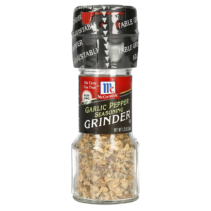 Image of MCCORMICK - GRINDER Garlic Pepper Seasoning 35gm/glass bottle (6 glass bottles per carton) Imported from USA - GBA P.Code: S0152 from Supplybunny.com