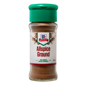Image of MCCORMICK Allspice Ground 30gm/glass bottle (6 glass bottles per carton) Imported from Australia - GBA P.Code: A0102 from Supplybunny.com