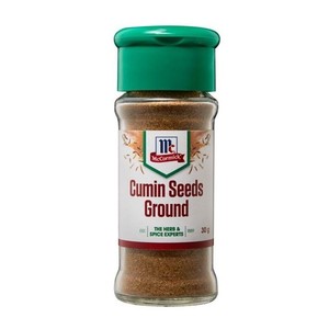 Image of MCCORMICK Cumin Seeds Ground 30gm/glass bottle (6 glass bottles per carton) Imported from Australia - GBA P.Code: A0186 from Supplybunny.com