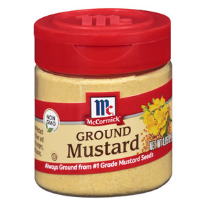 Image of MCCORMICK Mustard Ground 24gm/bottle (6 bottles per carton) Imported from USA - GBA P.Code: S0144 from Supplybunny.com
