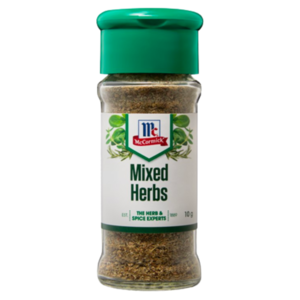 Image of MCCORMICK Mixed Herbs10gm/glass bottle (6 glass bottles per carton) Imported from Australia - GBA P.Code: A0460 from Supplybunny.com