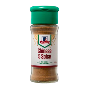 Image of MCCORMICK Chinese 5 Spice 23gm/glass bottle (6 glass bottles per carton) Imported from Australia - GBA P.Code: A0175 from Supplybunny.com