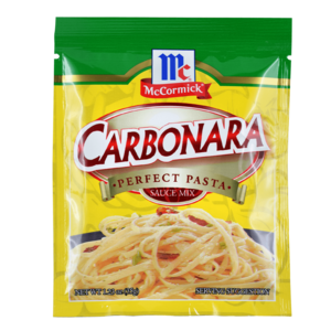 Image of MCCORMICK PERFECT PASTA MIX Carbonara Mix 35g/pack (24 packs per carton) Imported from Philippines - GBA P. Code S0801 from Supplybunny.com