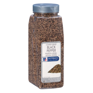 Image of MCCORMICK for Chef Coarse Ground Black Pepper 453gm/bottle (6 bottles per carton) Imported from USA - GBA P.Code: S2002 from Supplybunny.com