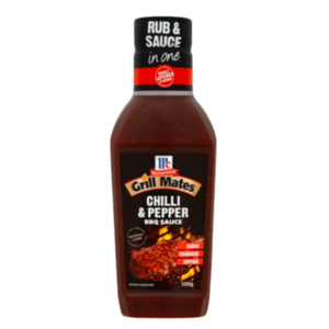 Image of MCCORMICK Grill Mates Chilli & Pepper BBQ Sauce 500gm/bottle (8 bottles per carton) Imported from Thailand - GBA P.Code: S4004 from Supplybunny.com