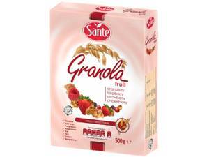 Image of SANTE Granola Fruits 500gm/box (14 boxes per carton) Imported from Poland - GBA P.Code: SC1002 from Supplybunny.com