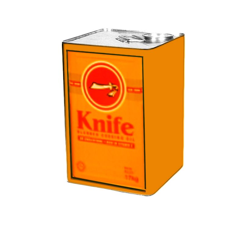 KNIFE COOKING OIL 17KG/tin (Sold by tin) Code KFOIL17KG — HORECA