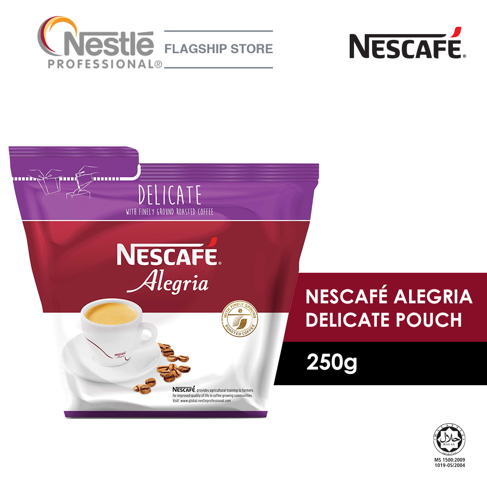 Nescafe Alegria Delicate Pouch Roasted Coffee 250g/pack (Sold per Pack