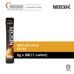 Image of Nescafe Gold Stick Pack 2g/stick x 300 sticks per Carton (Sold per Carton) from Supplybunny.com