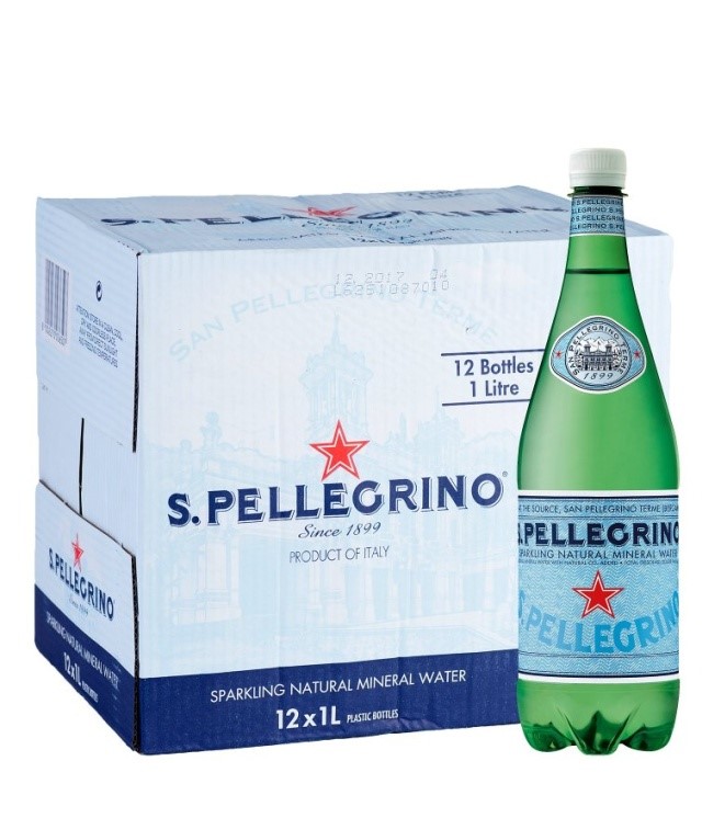 San Pellegrino Sparkling Natural Mineral Water Plastic [1000ml per